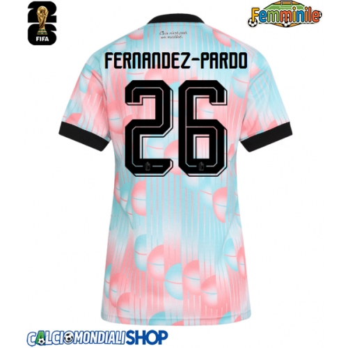 Maglie da calcio Belgio Matias Fernandez-Pardo #26 Seconda Maglia Femminile Mondiali 2026  Manica Corta